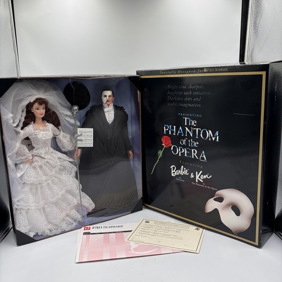 Mattel Other - Barbie & Ken Phantom of the Opera Fao Schwartz Limited Collectible Edition 20377